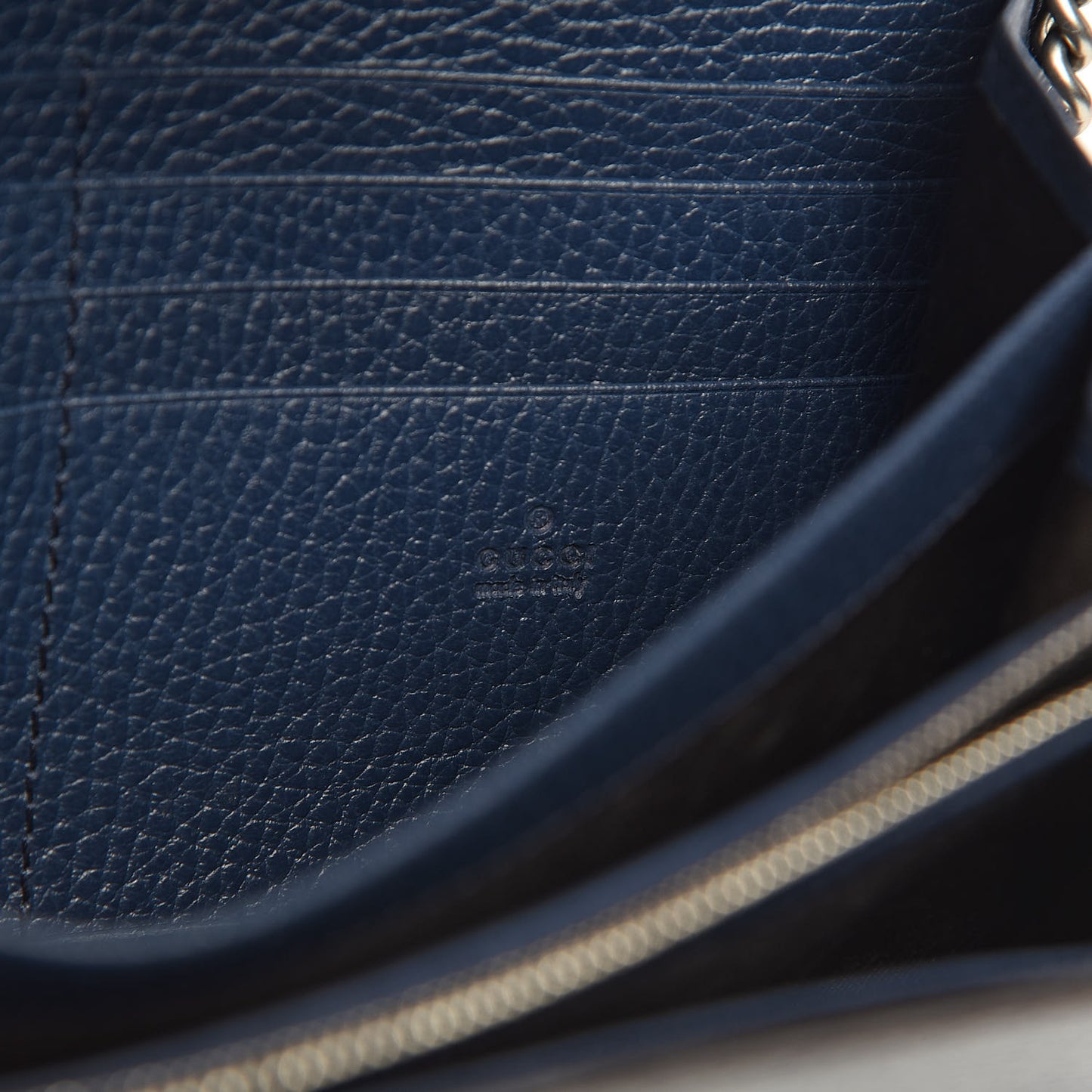 Dollar Calfskin Crystal Mini Dionysus Chain WalletCalfskin Mini Dionysus Chain Wallet Blue Agata Black Diamond