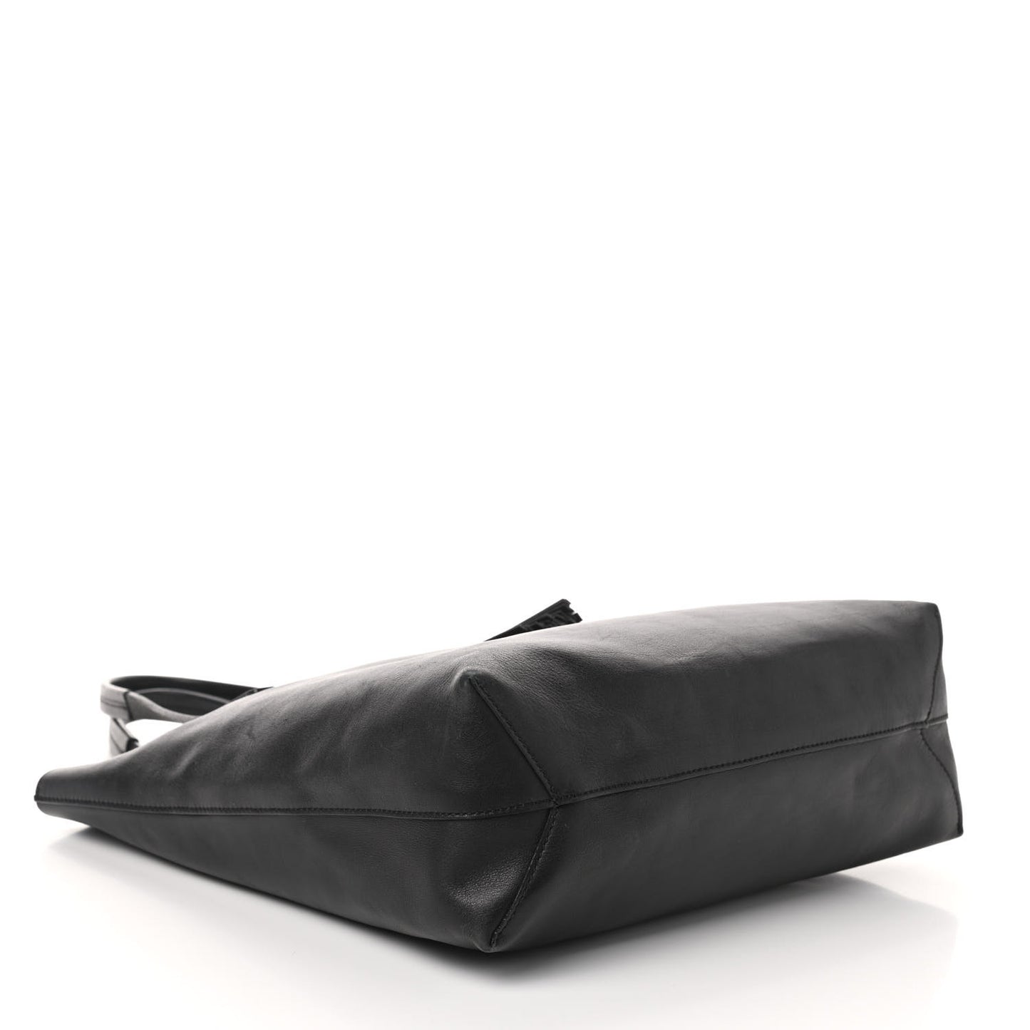 Calfskin Large Horsebit Tote Black