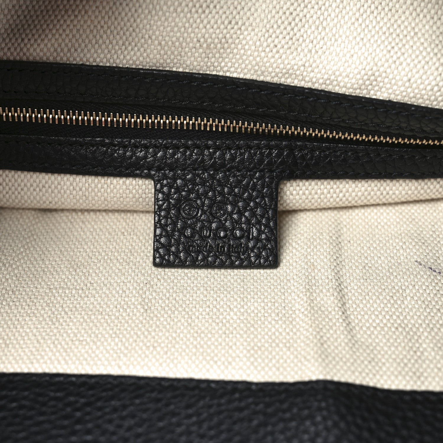 Gucci Pebbled Calfskin Large Soho Hobo Black 6 of 11