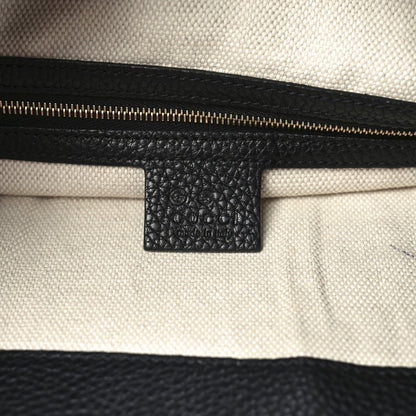 Gucci Pebbled Calfskin Large Soho Hobo Black 6 of 11