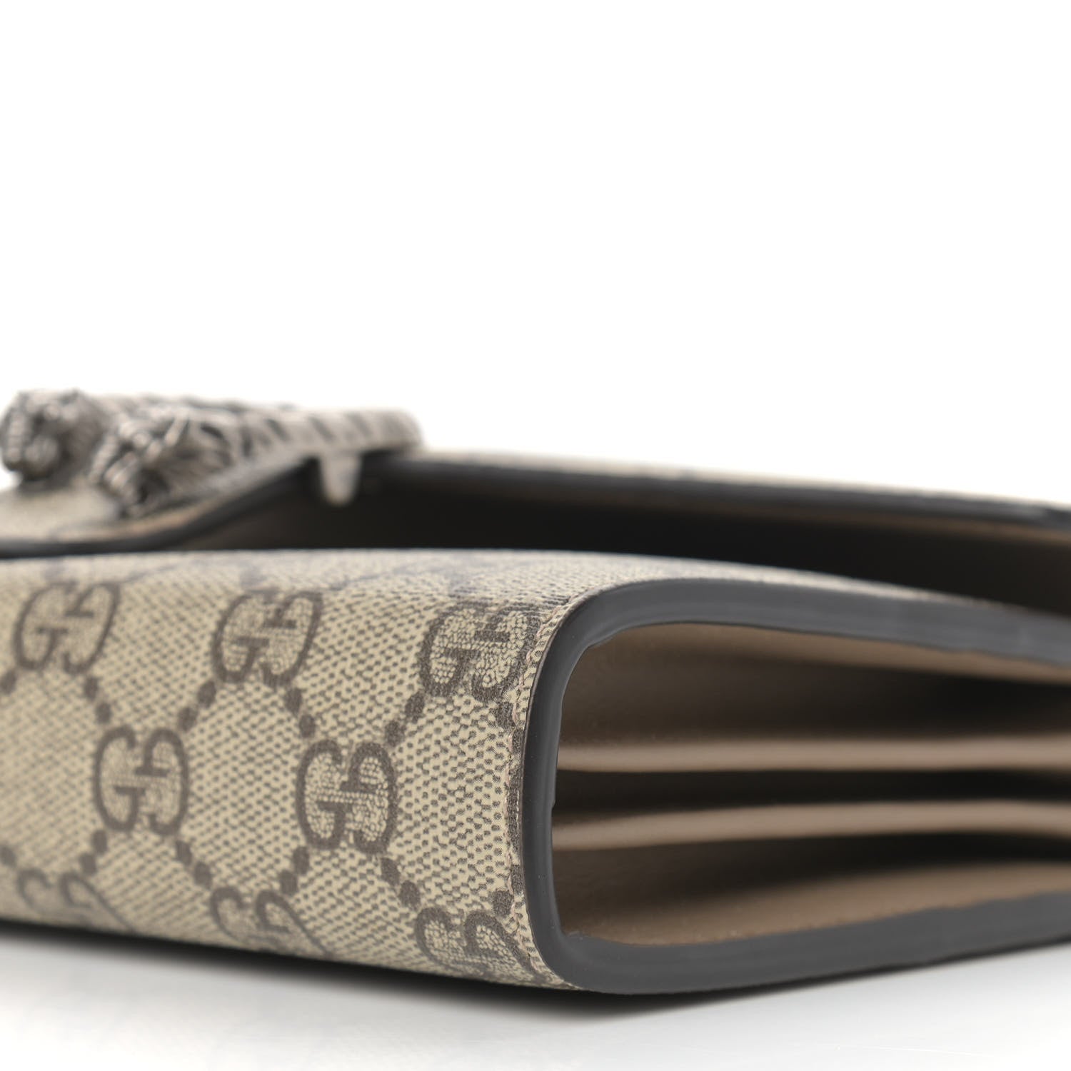 Gucci GG Supreme Monogram Mini Dionysus Chain Wallet Beige Taupe 9 of 9