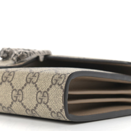 Gucci GG Supreme Monogram Mini Dionysus Chain Wallet Beige Taupe 9 of 9