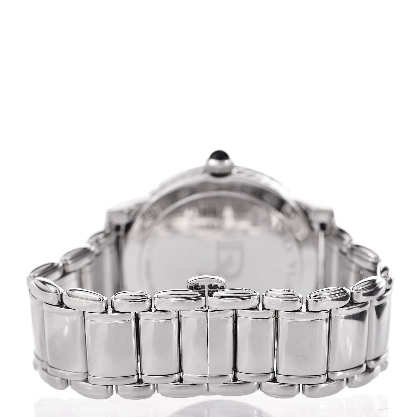 Stainless Steel Diamond Bezel Mother of Pearl 38mm Classic Quartz Watch