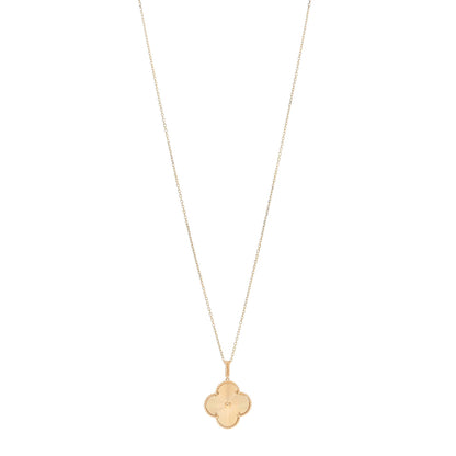 Van Cleef & Arpels 18K Yellow Gold Guilloche Magic Alhambra Long Necklace 1 of 4