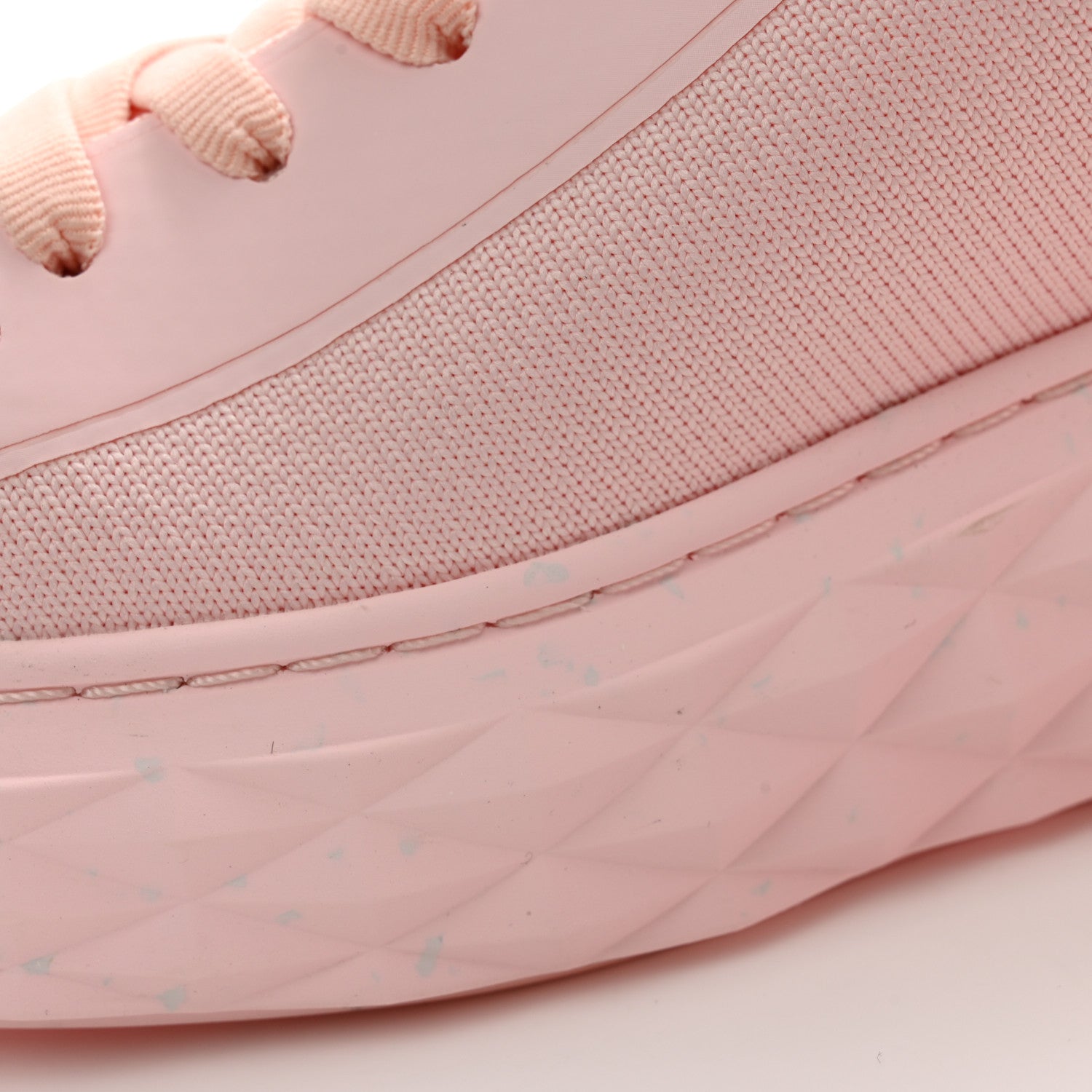 Jimmy Choo Nappa Diamond Light Platform Sneakers 38.5 Powder Pink 11 of 11