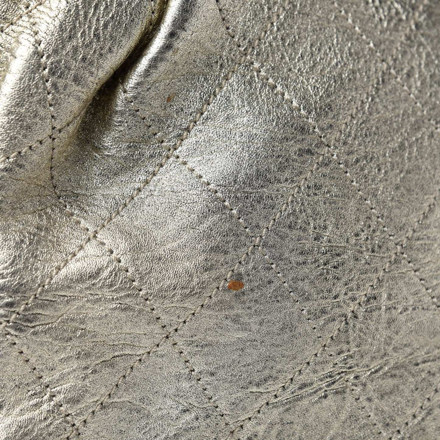 Distressed Lambskin Le Marais Tote Gold