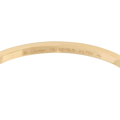 Cartier 18K Yellow Gold Small LOVE Bracelet 16 6 of 8