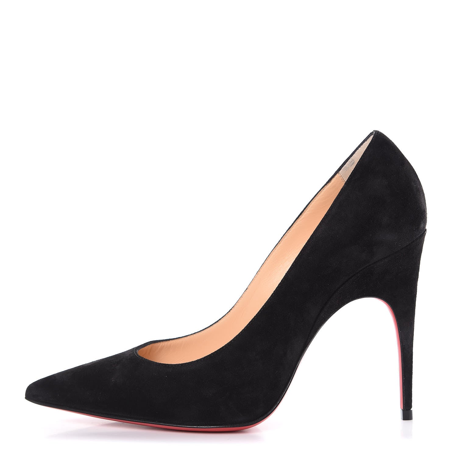 Christian Louboutin Veau Velours Alminette 100 Pumps 38 Black 1 of 10