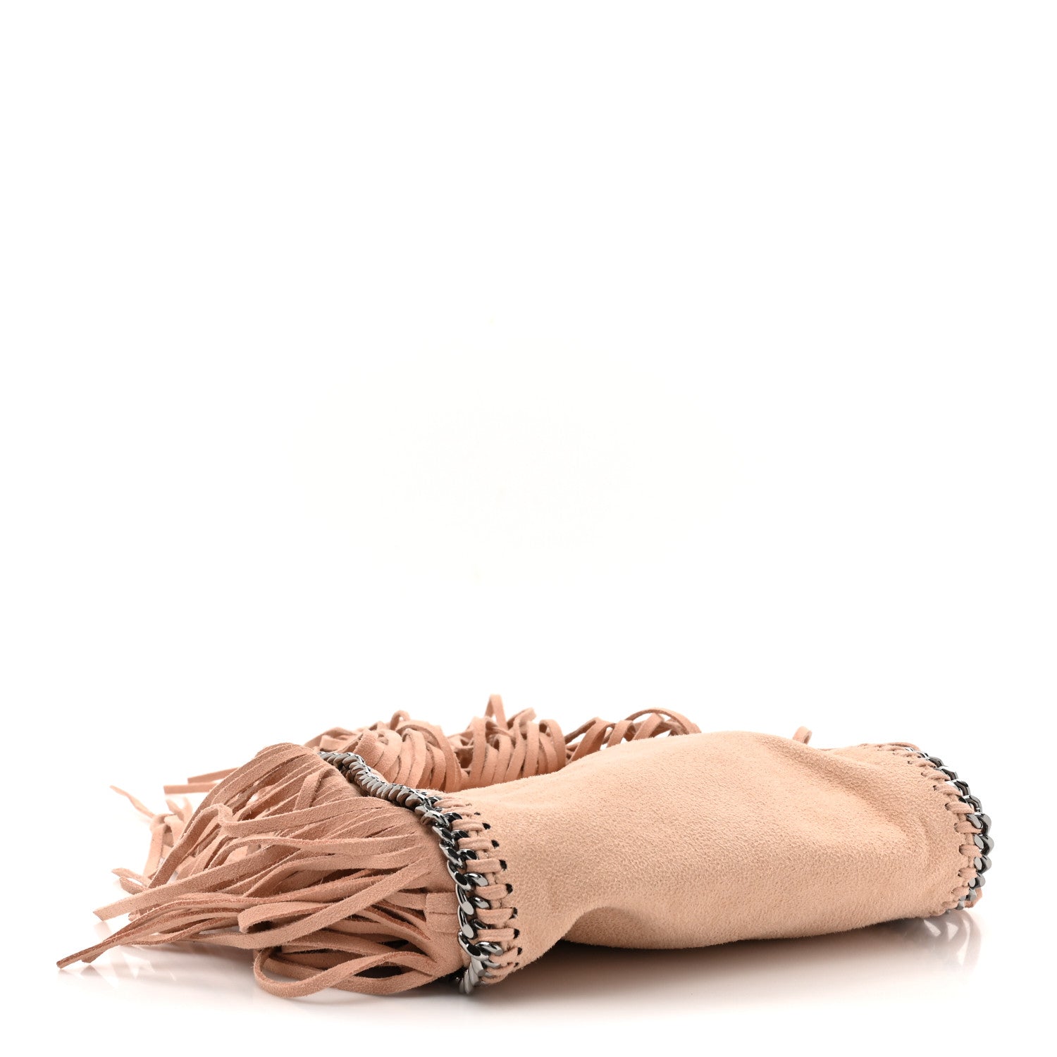 Stella McCartney Shaggy Deer Fringe Tiny Falabella Tote Powder 4 of 10