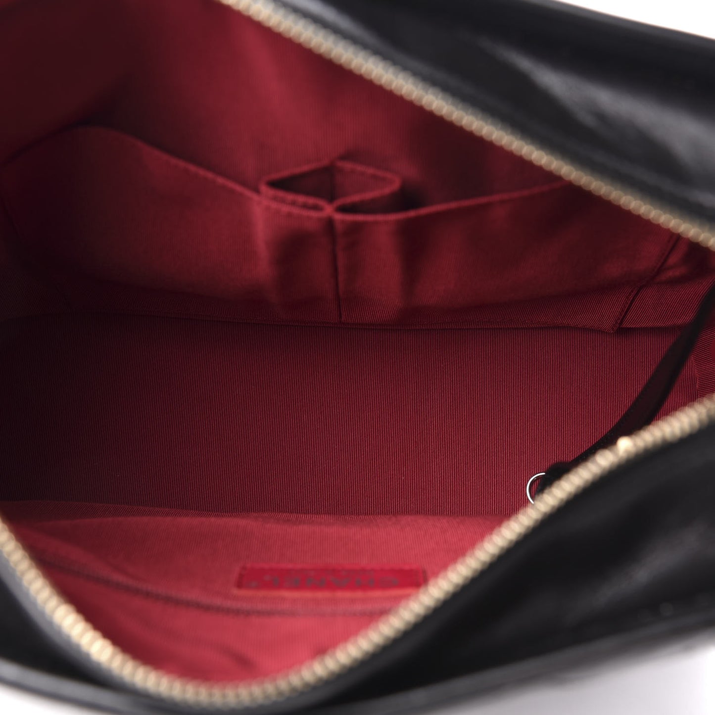 Aged Calfskin Quilted Medium Gabrielle Hobo Black