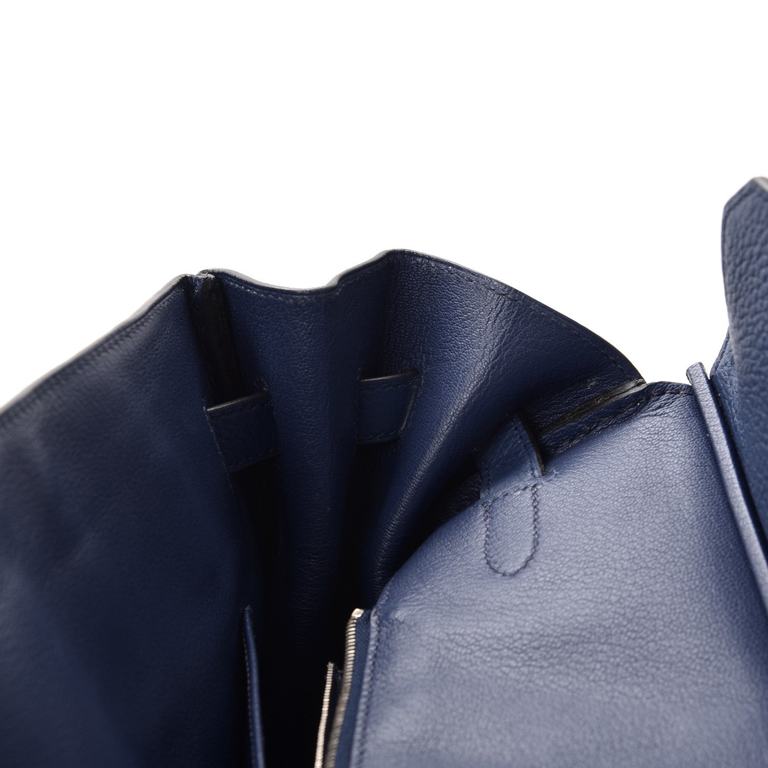 Hermes Taurillon Clemence Birkin 35 Bleu Brighton 15 of 34