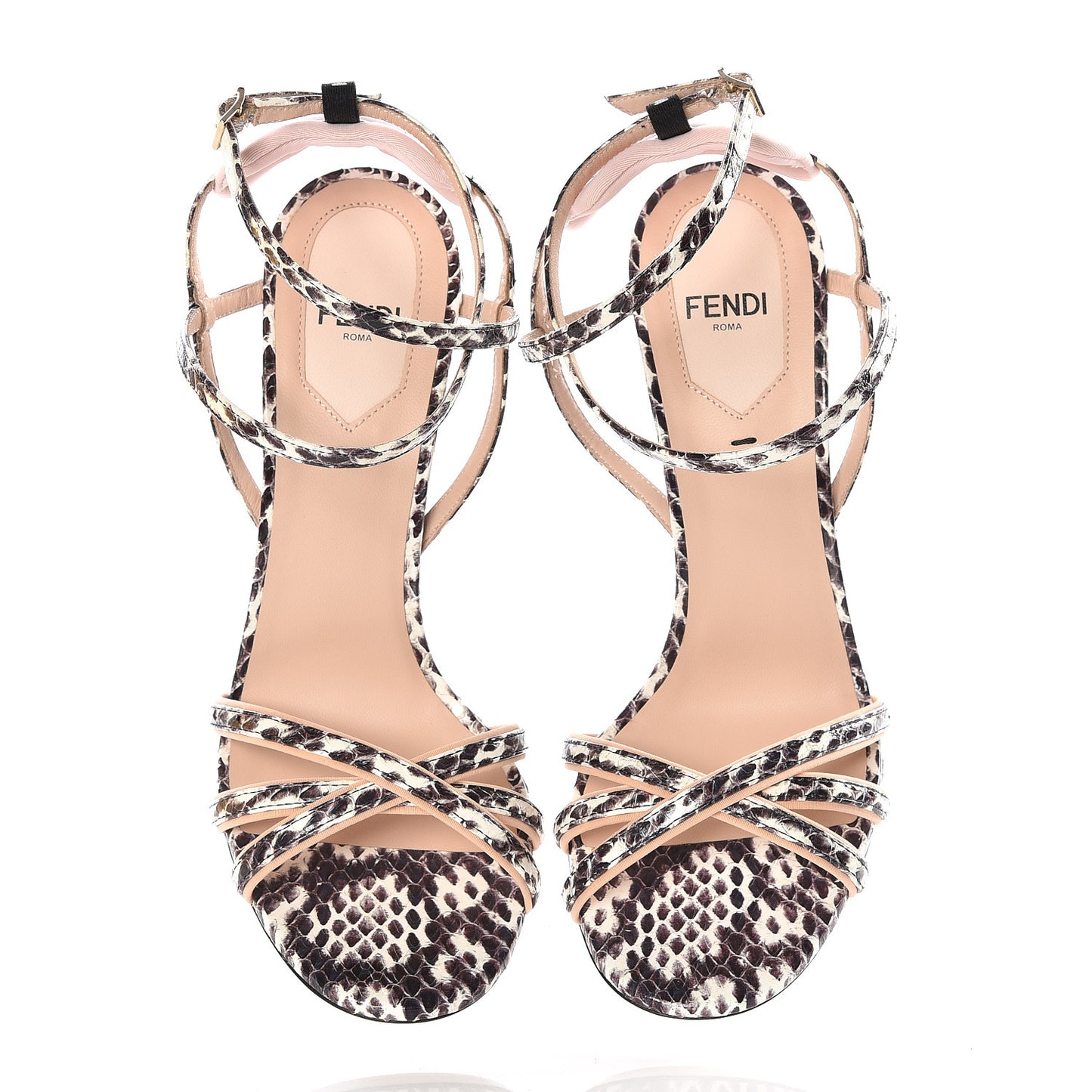 Elaphe Lycra Sandal Pumps 37 Camelia Nude