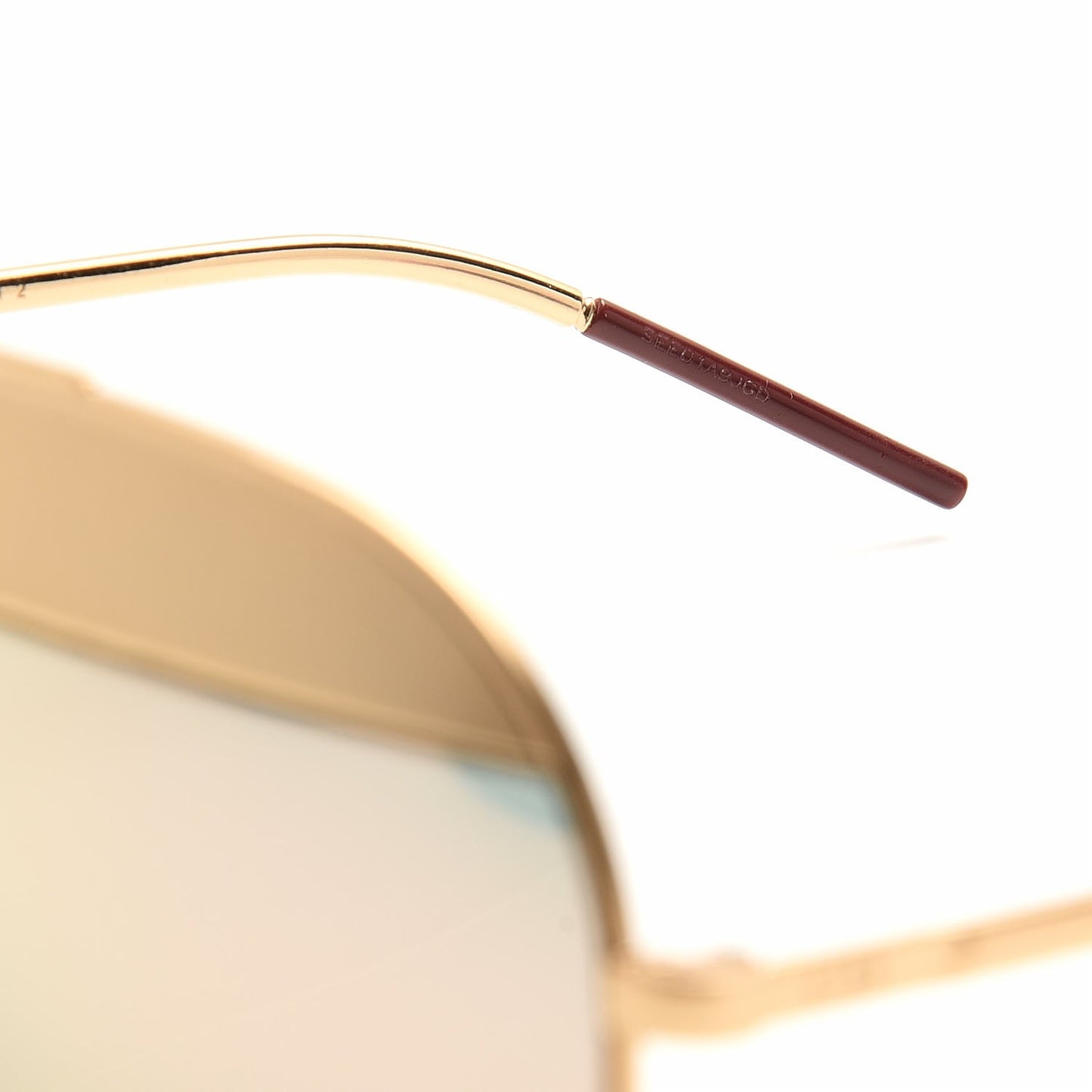 Split 1 Aviator Sunglasses Gold