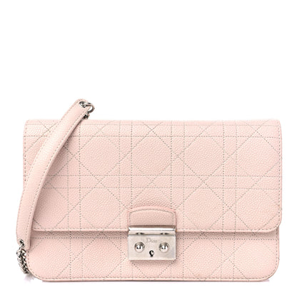 Christian Dior Grained Calfskin Cannage Miss Dior Promenade Pink Yellow 1 of 17