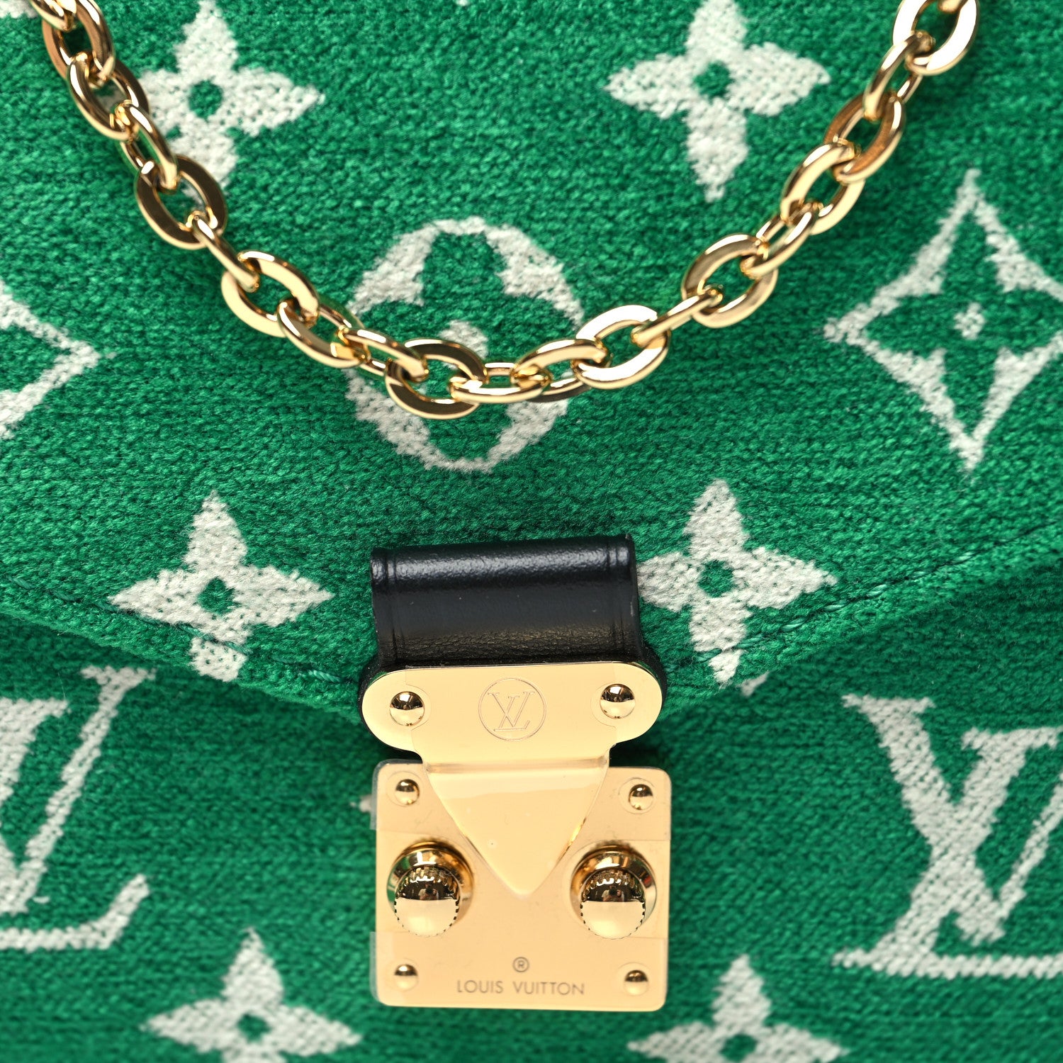 Louis Vuitton Monogram Jacquard Velvet Micro Metis Green 9 of 9