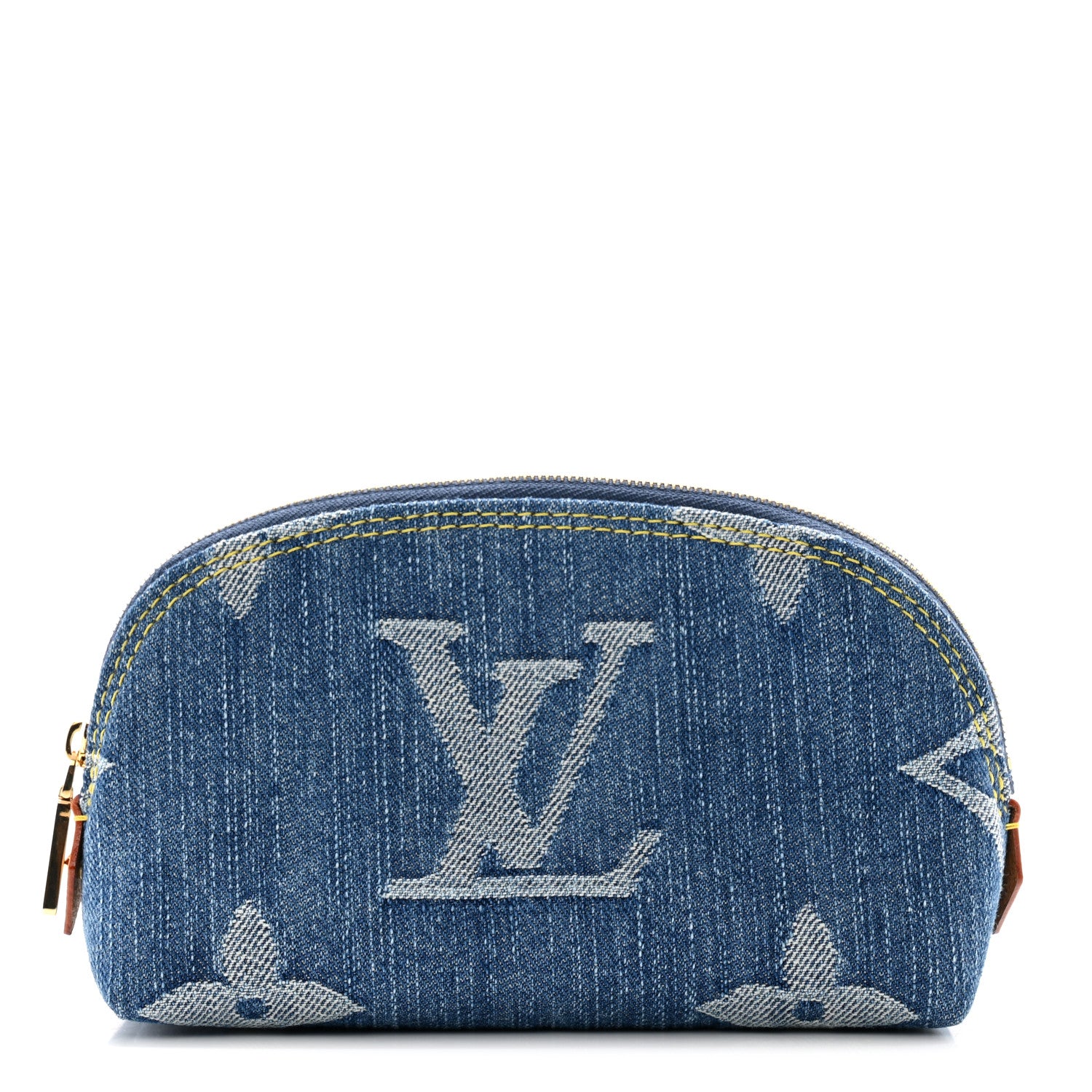 Louis Vuitton Denim Giant Monogram Pochette Cosmetique PM Denim Blue 1 of 7