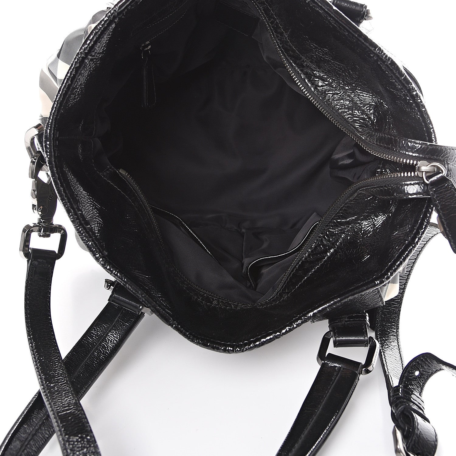 Burberry Nylon Beat Check Lowry Black 4 of 10