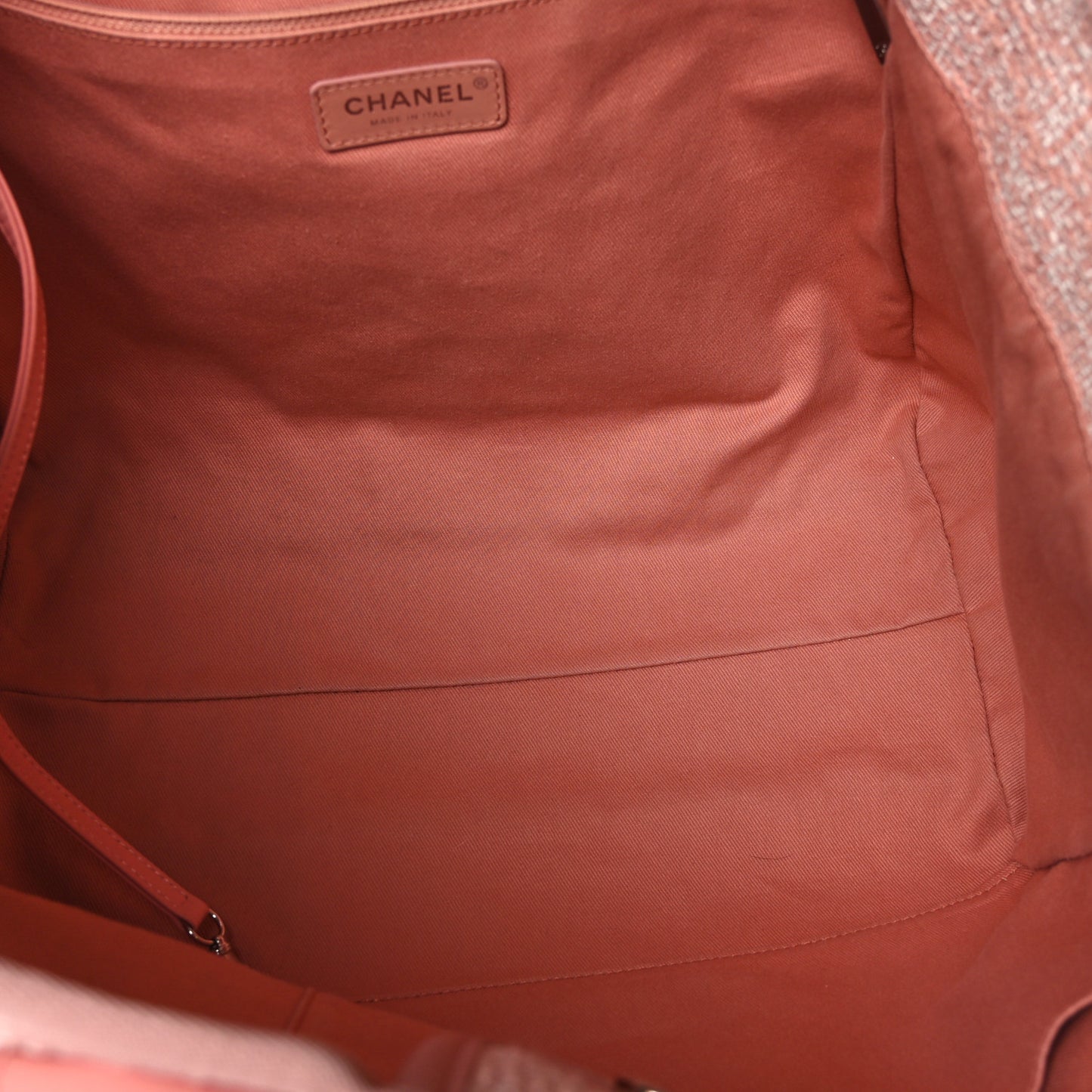 Straw Lurex Large Deauville Tote Pink