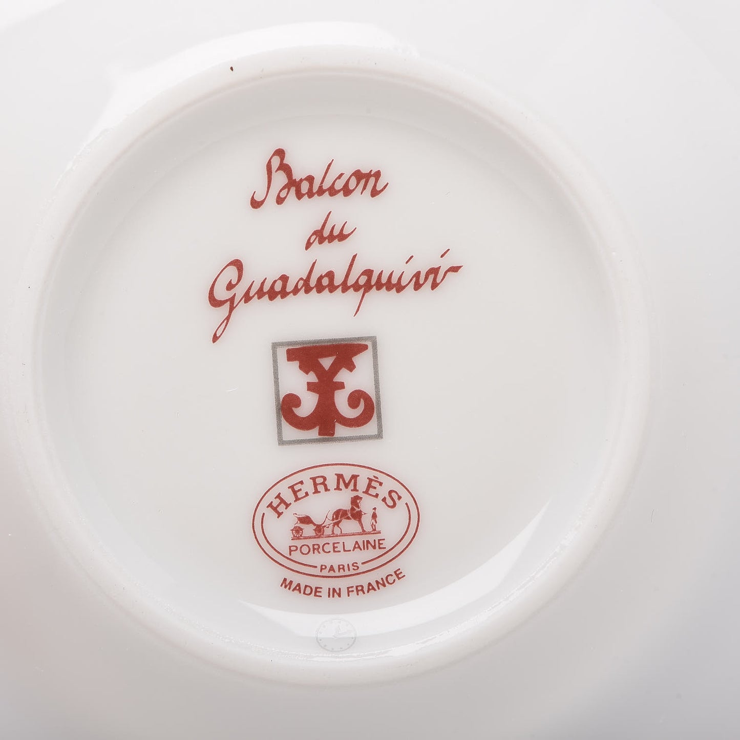 Porcelain Balcon du Guadalquivir Tea Cup and Saucer Set of 2