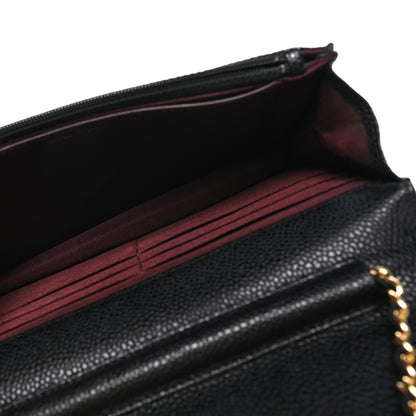 Chanel Caviar Quilted Wallet on Chain WOC Black 5 of 10