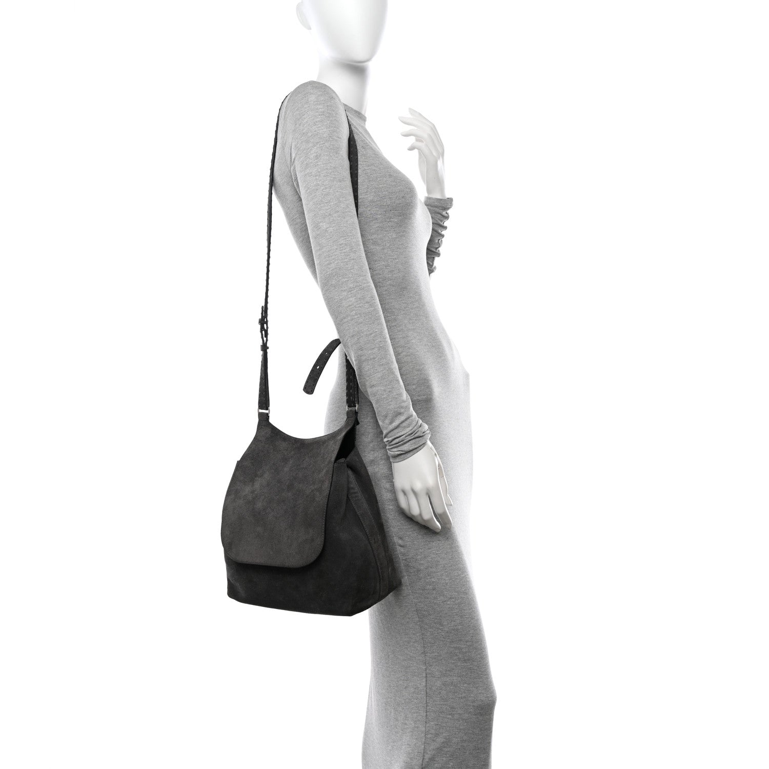 The Row Suede Sidekick Grey 2 of 10