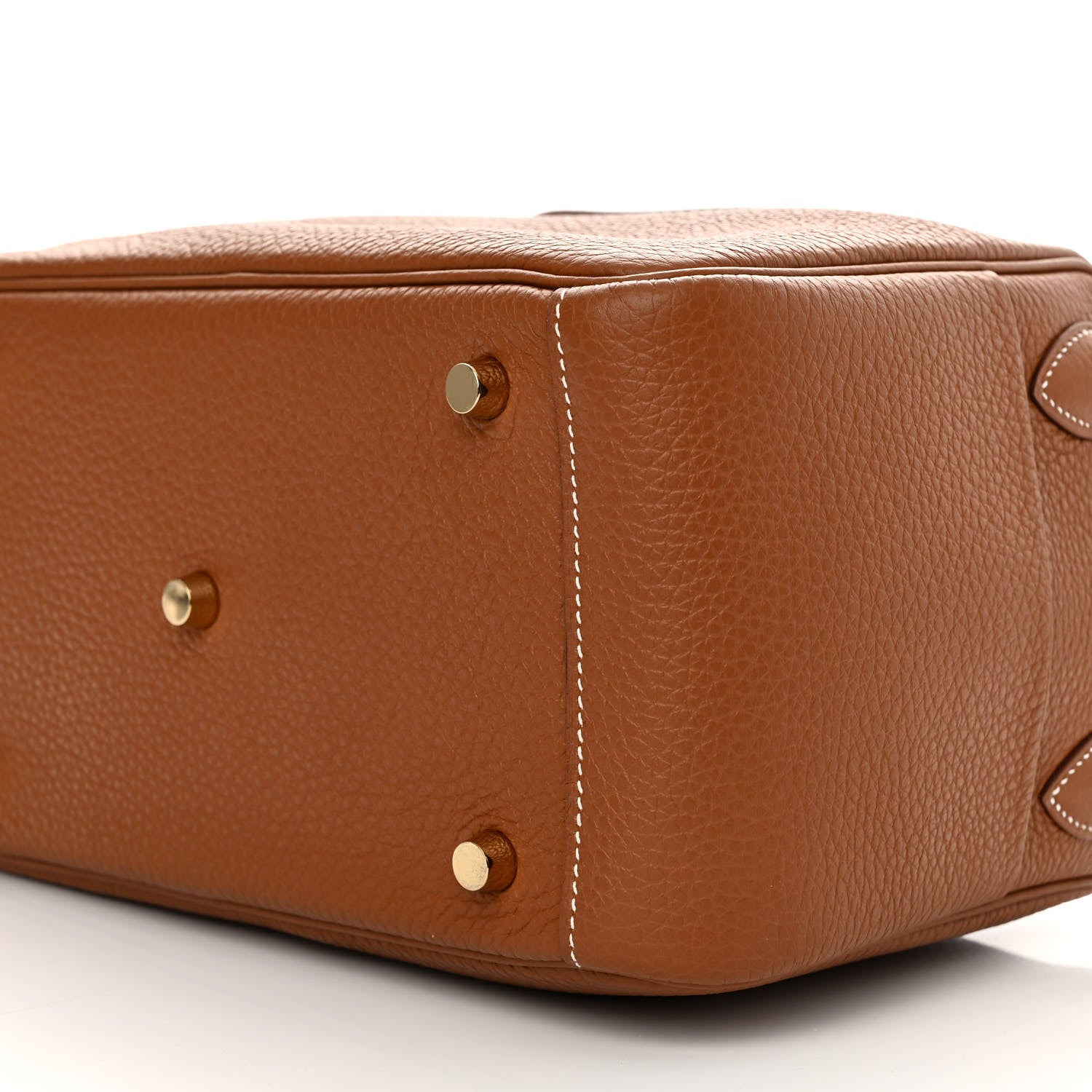 Hermes Taurillon Clemence Lindy 26 Gold 10 of 11