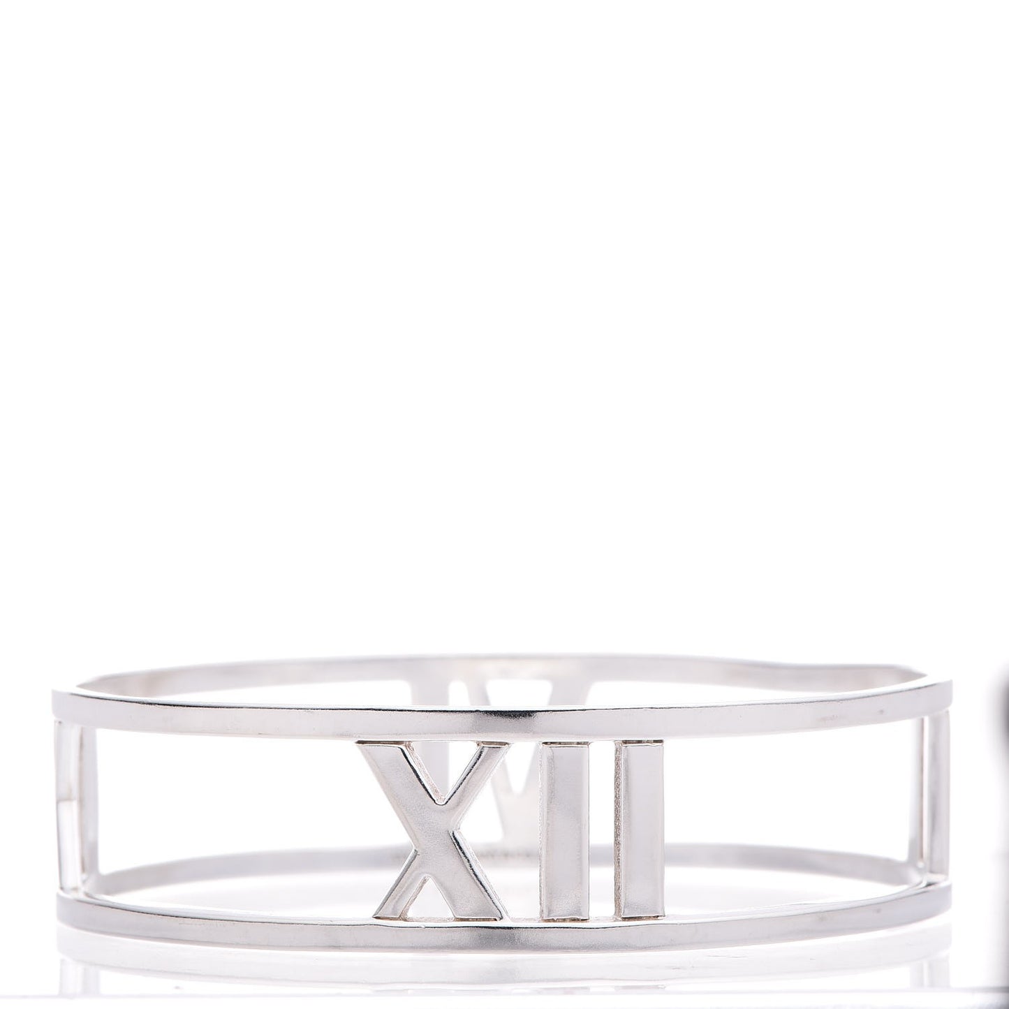 Sterling Silver Atlas Open Bangle Bracelet