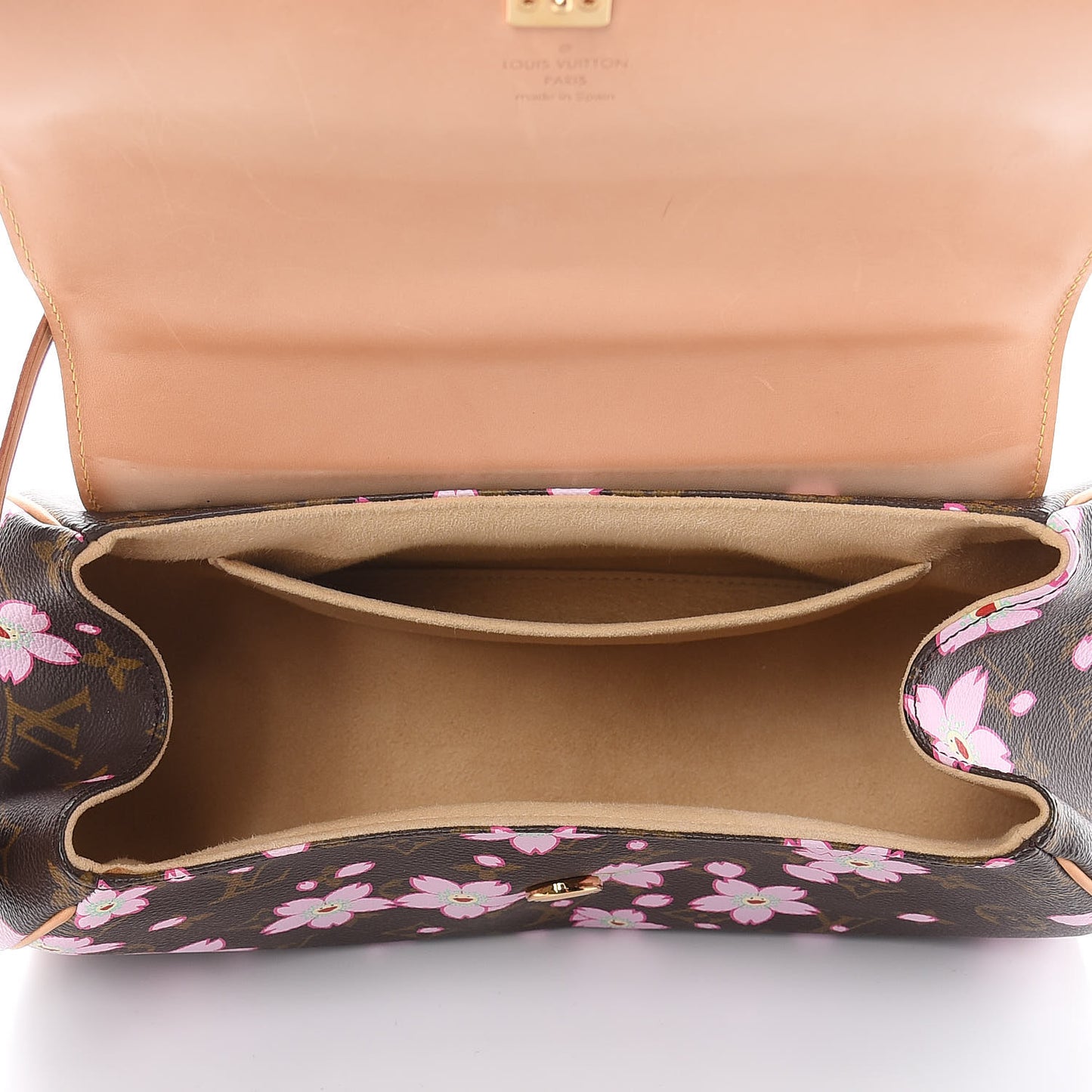 Monogram Cherry Blossom Sac Retro Bag Brown
