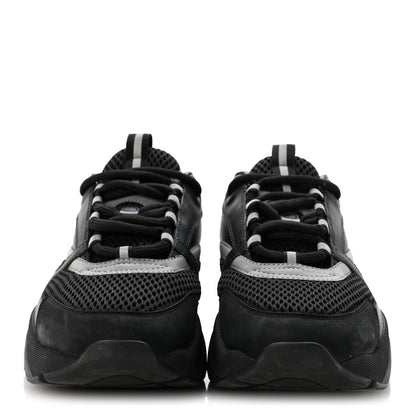 Christian Dior Technical Mesh Calfskin Mens B22 Sneakers 40 Black 3 of 9