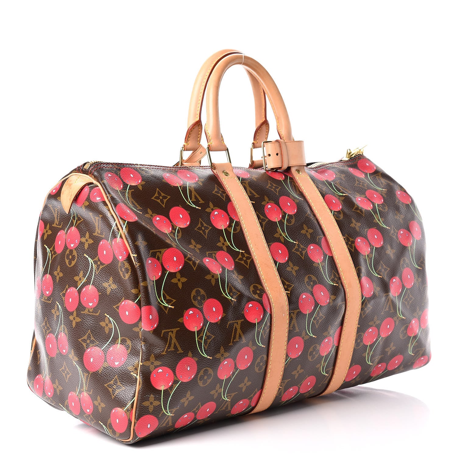 Louis Vuitton Monogram Cerises Keepall 45 3 of 18