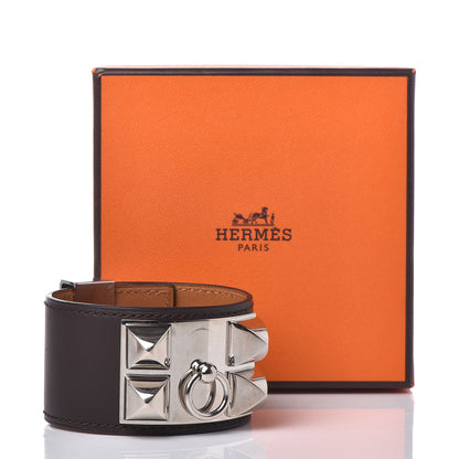 Hermes Chamonix Collier de Chien CDC Bracelet S Chocolate 7 of 7