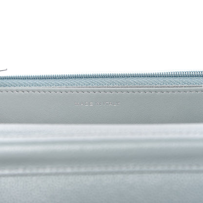 Chanel Caviar Quilted Wallet On Chain WOC Light Blue 9 of 11