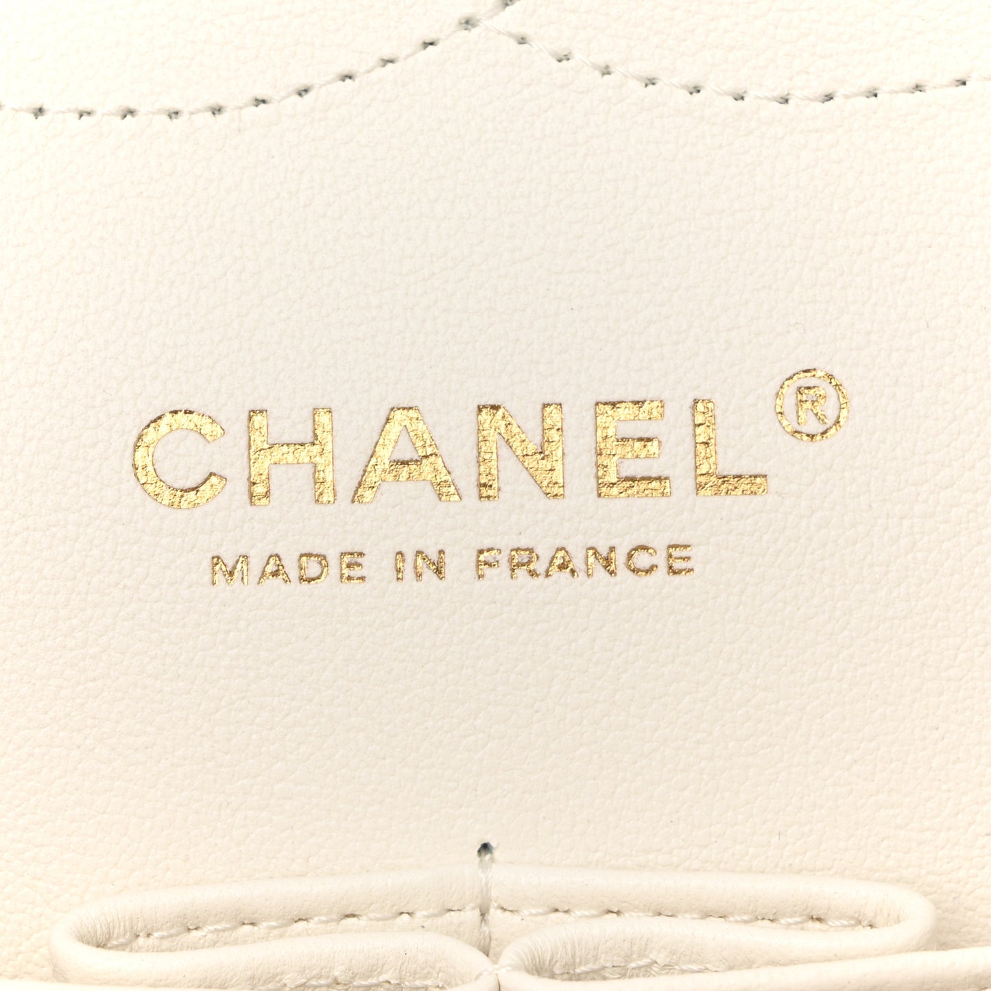 Caviar Quilted Jumbo Double Flap White