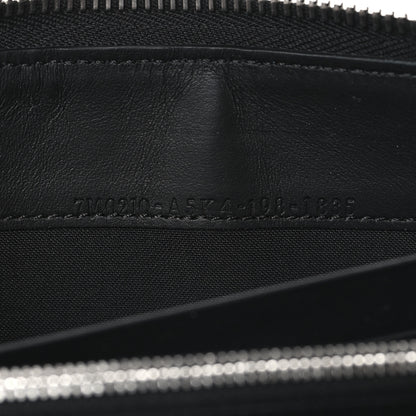 Fendi Zucchino Spalmati FF Zip Around Wallet Red 7 of 7