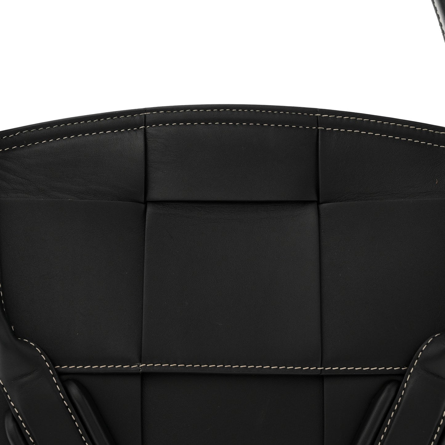 French Calfskin Maxi Intrecciato Arco 33 Black