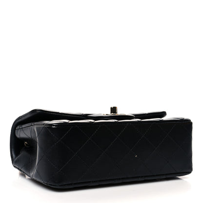 Chanel Lambskin Quilted Mini Rectangular Flap Black 4 of 10