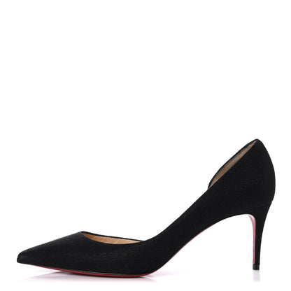 Christian Louboutin Glitter Tennis Iriza 70 Pumps 38.5 Black 1 of 10