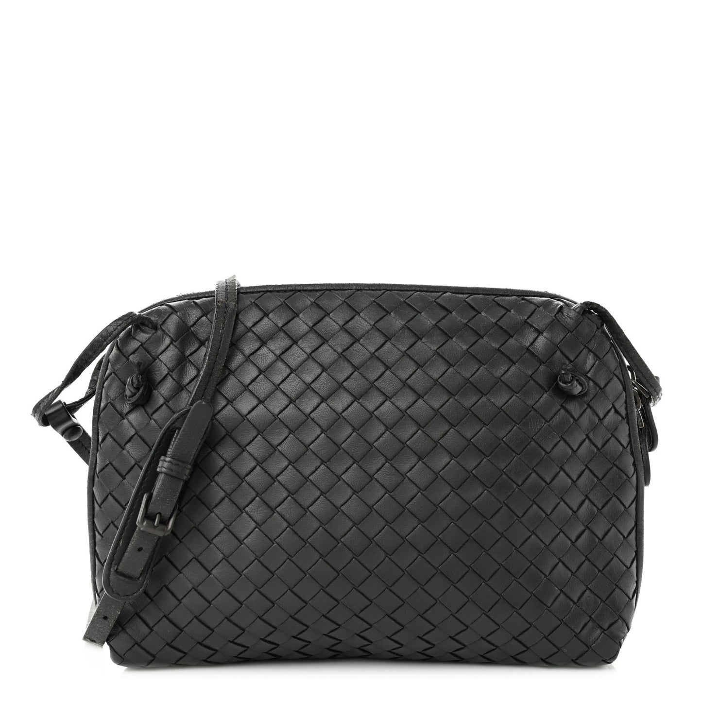 Nappa Intrecciato Nodini Bag Black