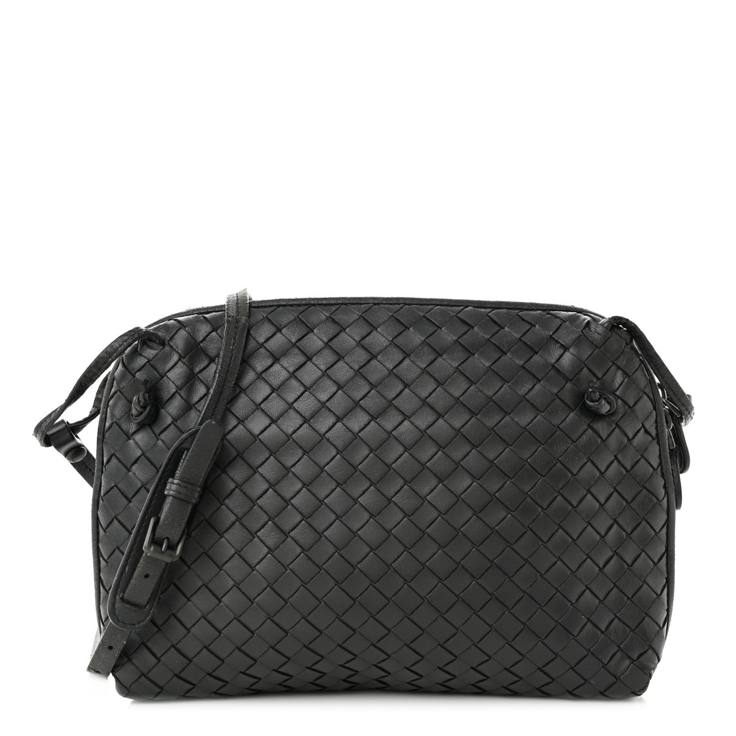 Bottega Veneta Nappa Intrecciato Nodini Bag Black 1 of 15