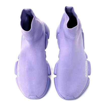 Balenciaga Technical 3D Recycled Knit Womens Speed 2.0 Sneakers 39 Monocolor Lilla 5 of 11