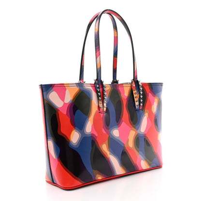 Christian Louboutin Patent Calfskin Paris Illusion Cabata Tote Multicolor 4 of 12