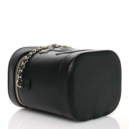 Chanel Lambskin Timeless Vanity Cosmetic Case Black 4 of 10