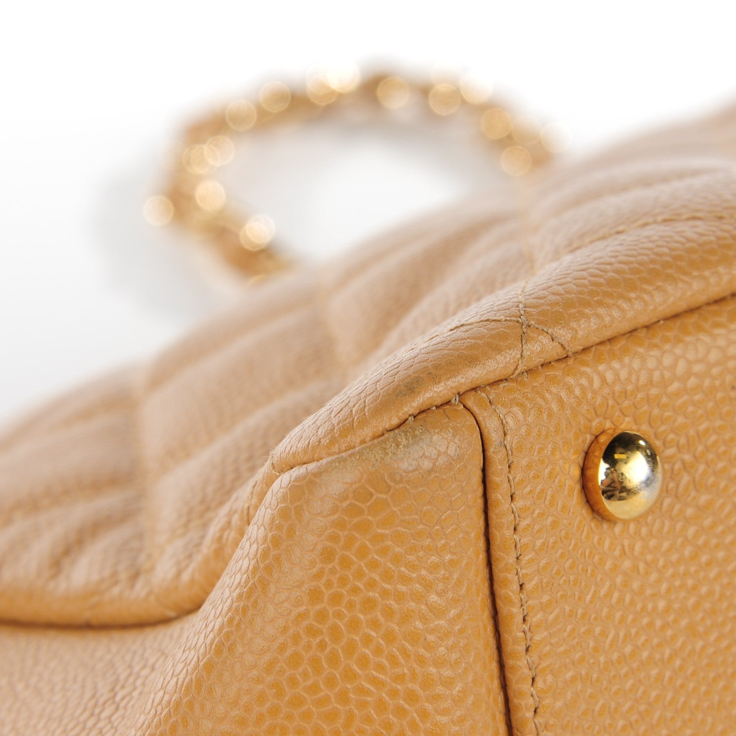 Chanel Caviar Quilted Petit Timeless Tote PTT Beige 13 of 13