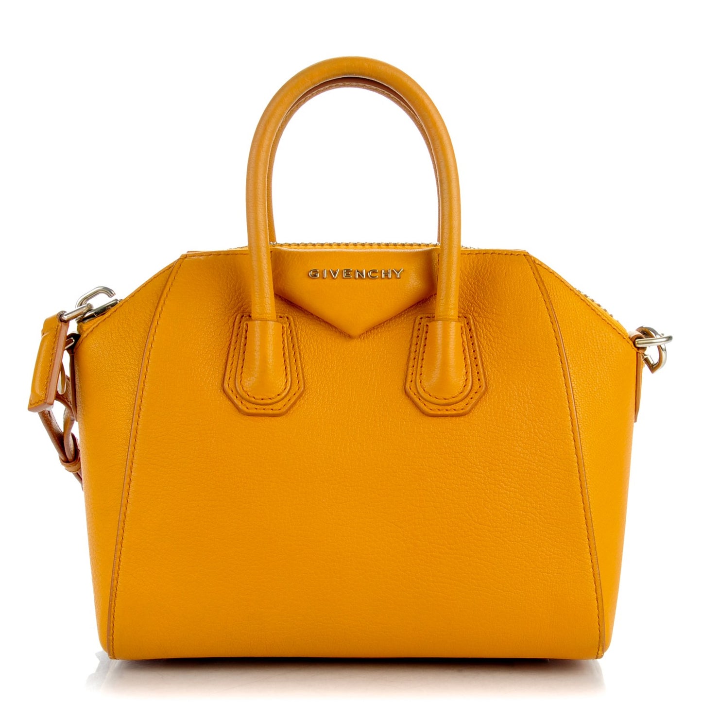 Sugar Goatskin Mini Antigona Rust