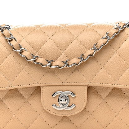 Chanel Caviar Quilted Small Double Flap Beige 8 of 15