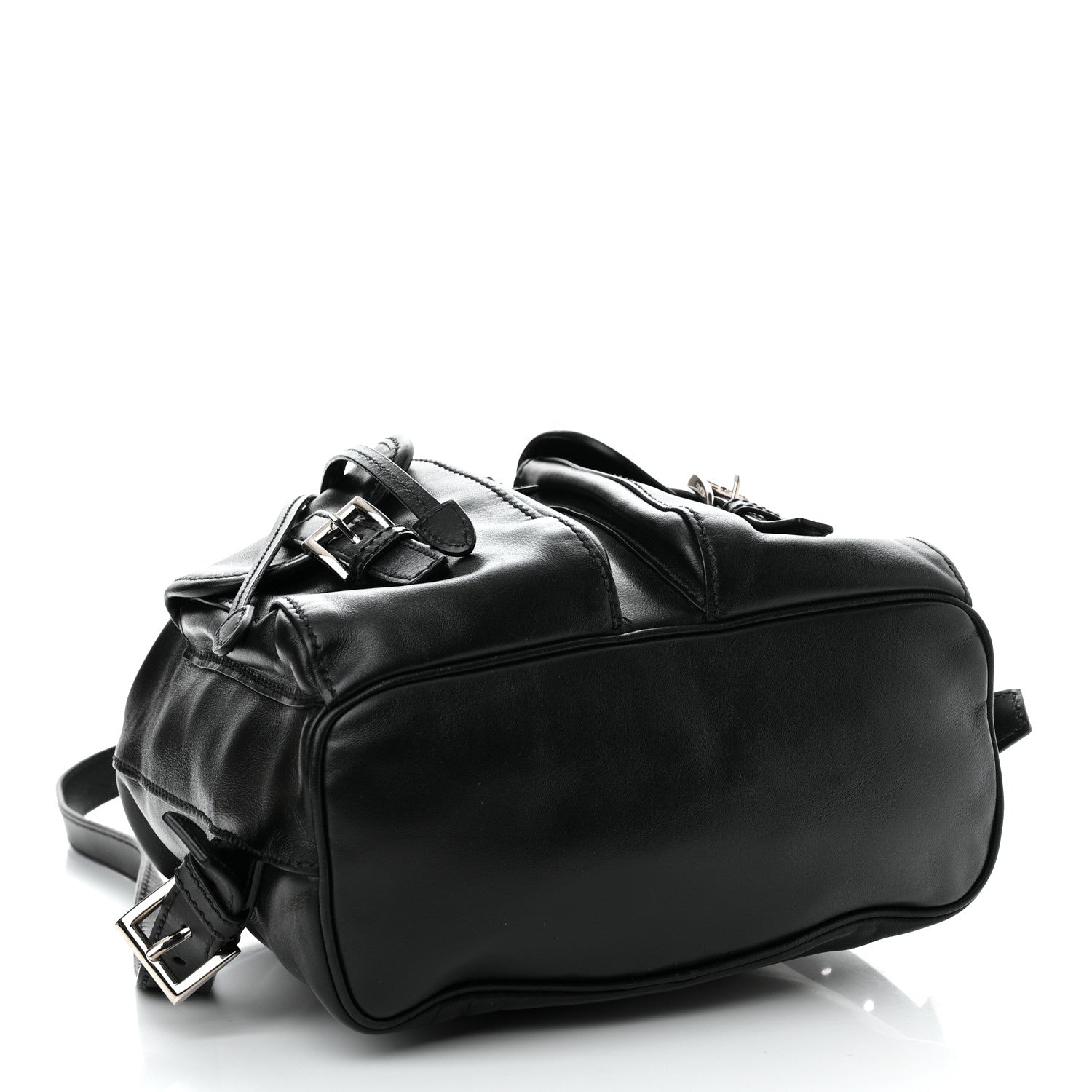 Prada Calfskin Backpack Black 4 of 18