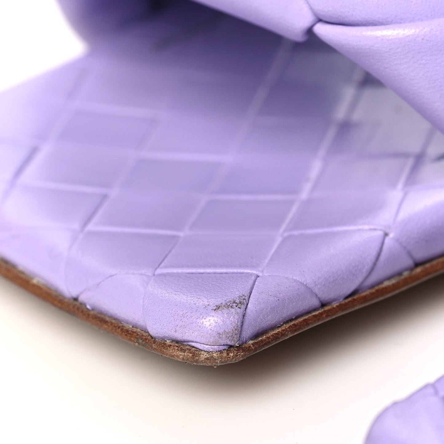 Nappa Maxi Intrecciato Lido Mule Sandals 40 Wisteria