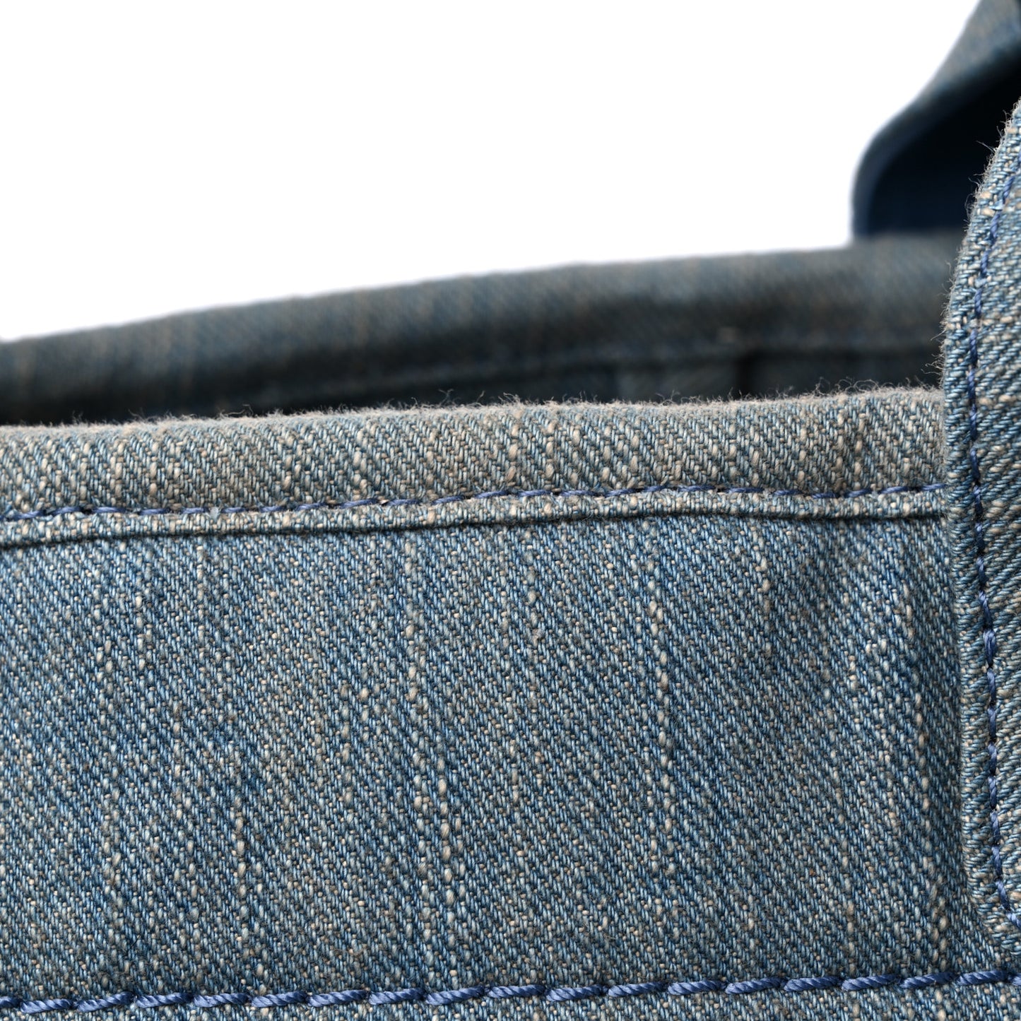 Denim Small Deauville Tote Light Blue