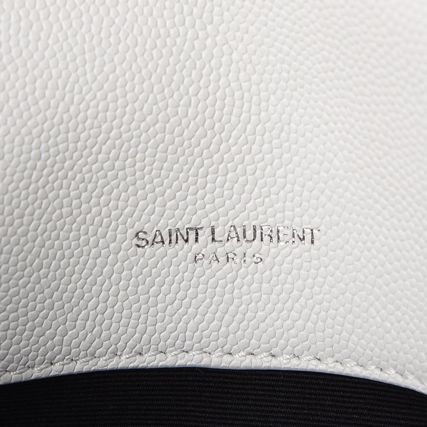 Grain De Poudre Small West Hollywood Monogram Fold-Over Bag Pearl White