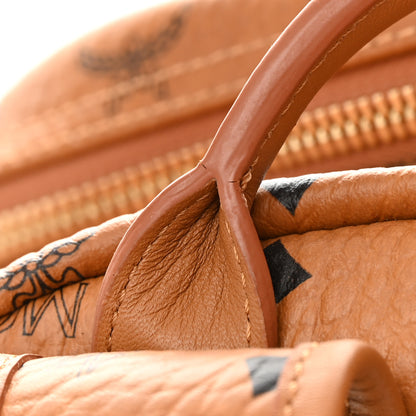 MCM Visetos Medium Side Studs Stark Backpack Cognac 14 of 14
